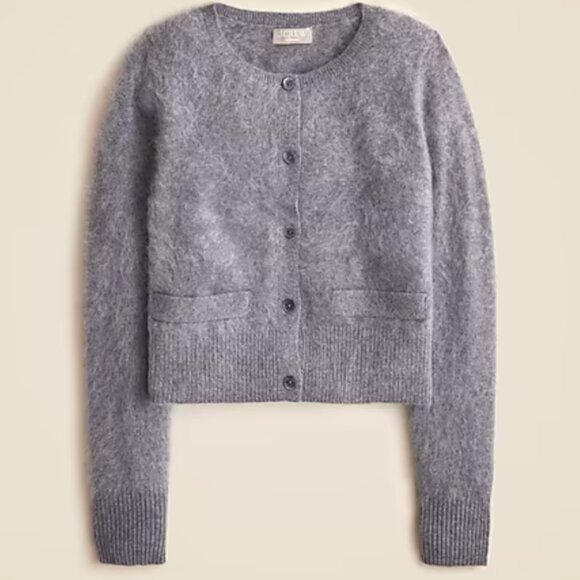 J.Crew Brushed Cashmere Cardigan - Picture 1 of 3